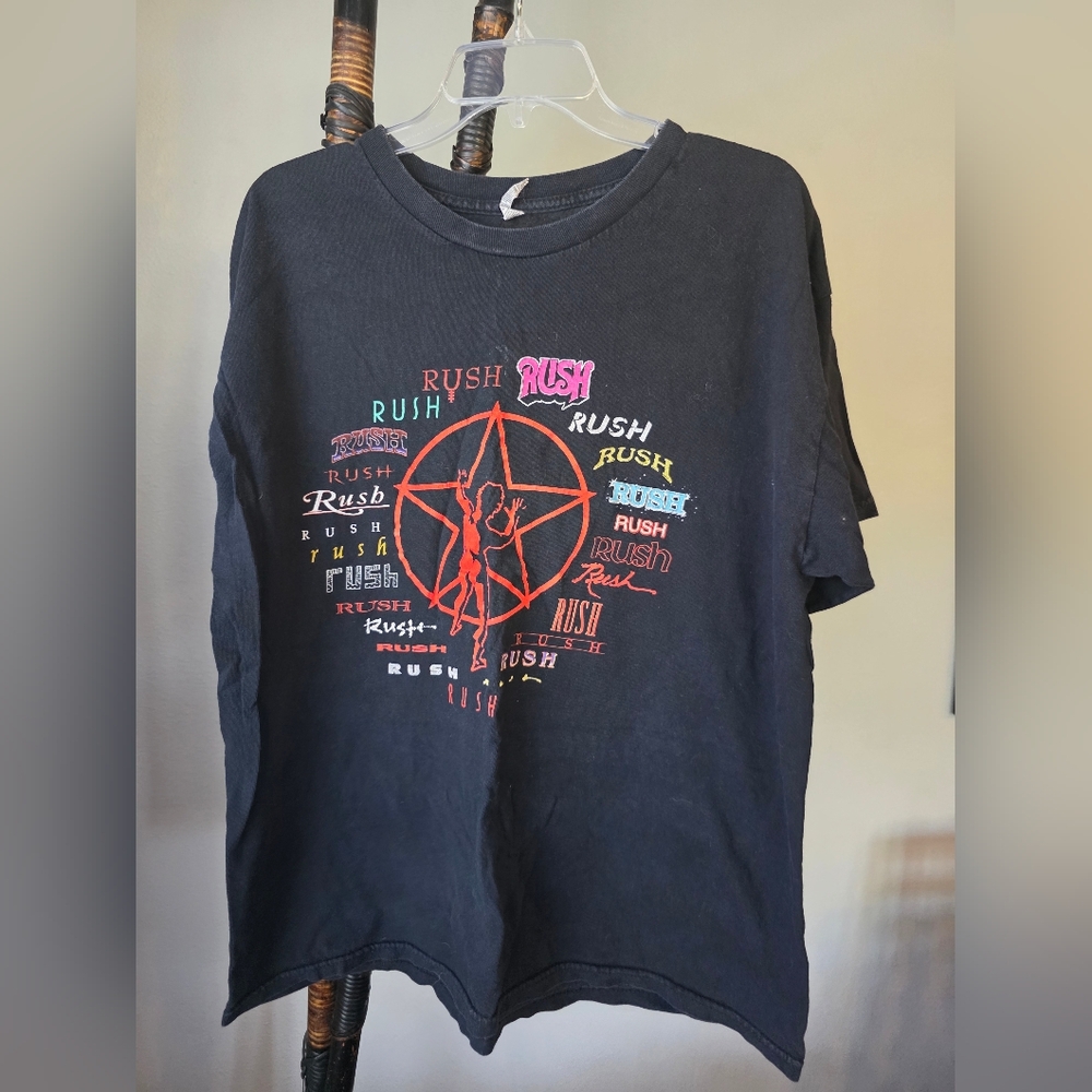 Rush Black Graphic Tee - Short Sleeve